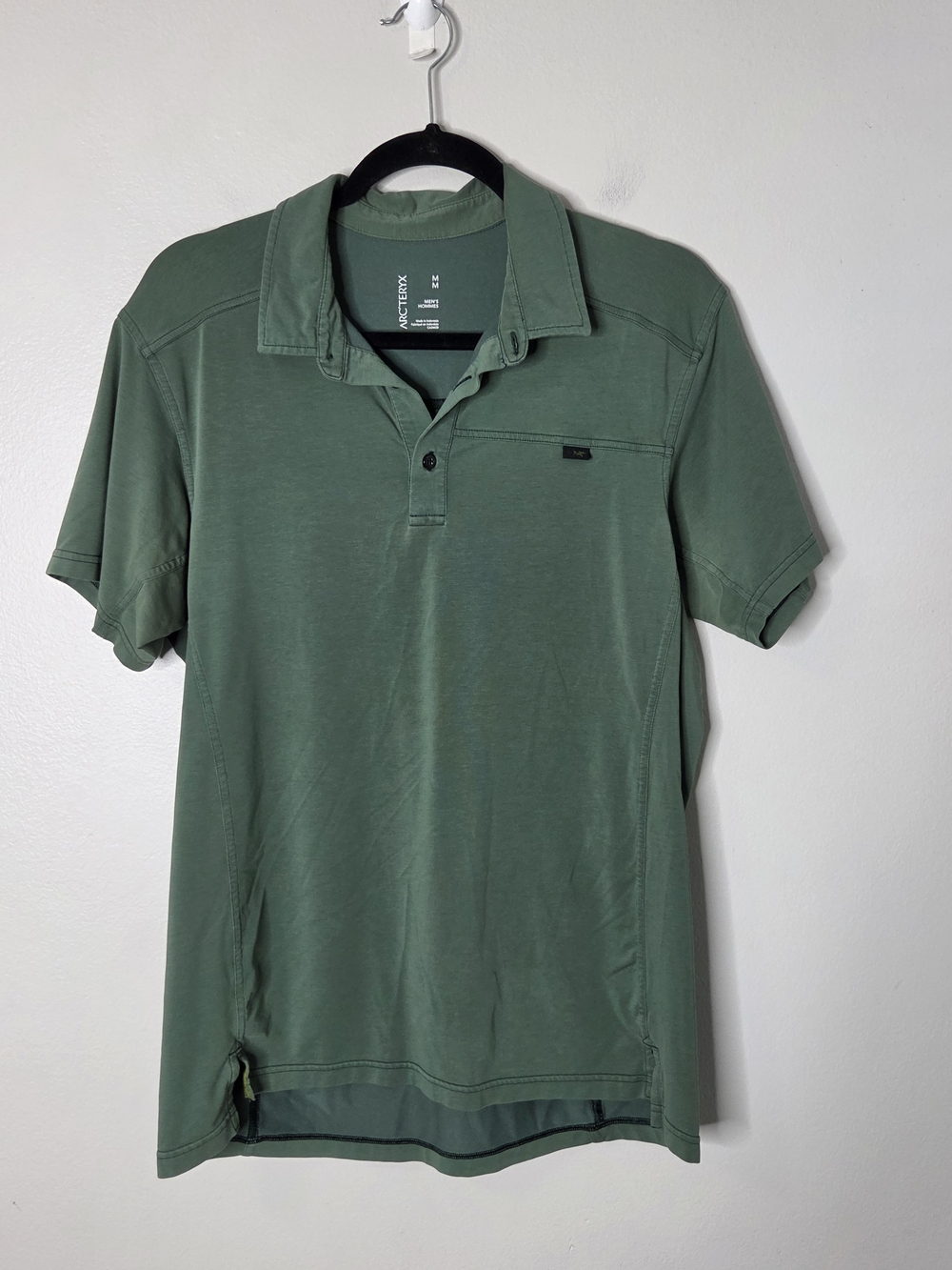 Arc'teryx Men's Captive Green Polo Shirt